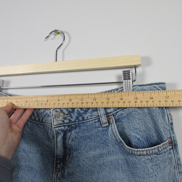 Garage Denim Low Rise Straight Leg Jeans Women 11 Blue Cotton Contemporary 626 - Picture 9 of 9